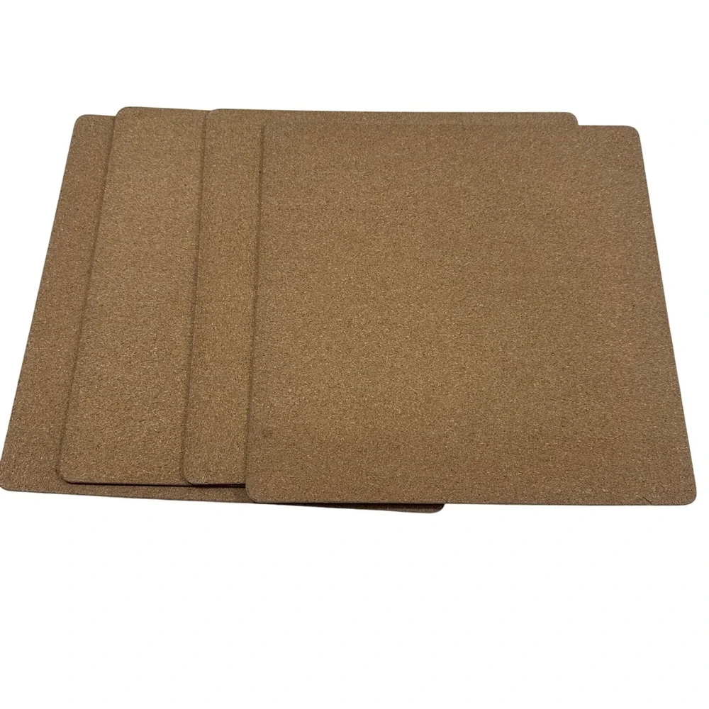 Give Thanks Fall Autumn Leaves Cork Backed Placemats Set of 4 Thanksgiving Decor